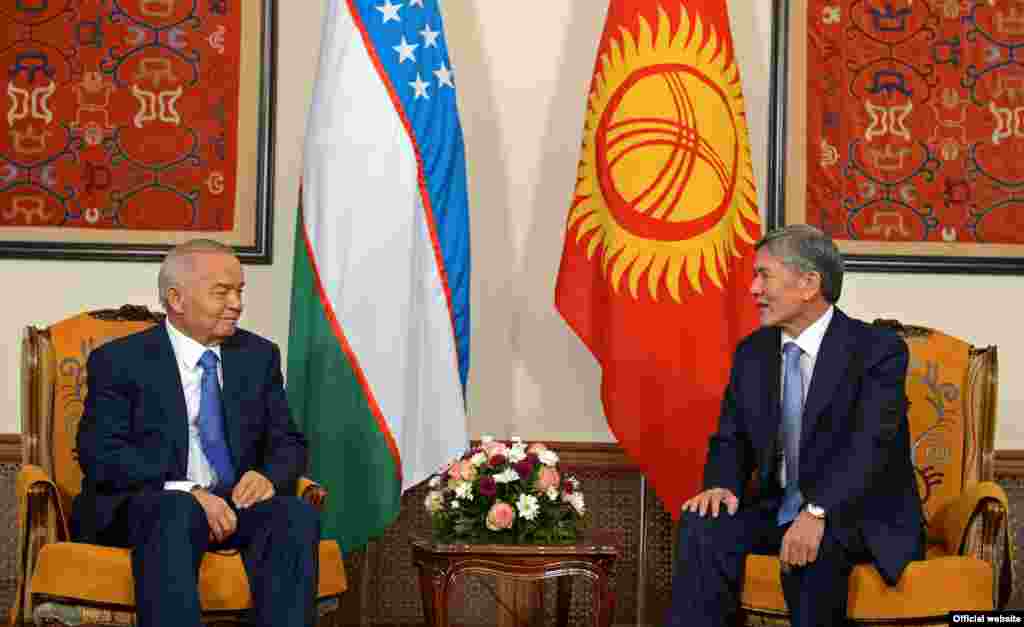Встреча президентов Узбекистана и Кыргызстана