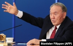 Kazakh President Nursultan Nazarbaev (file photo)