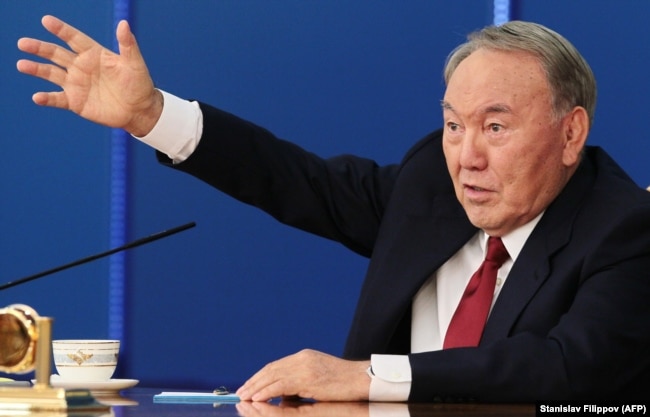 Kazakh President Nursultan Nazarbaev (file photo)