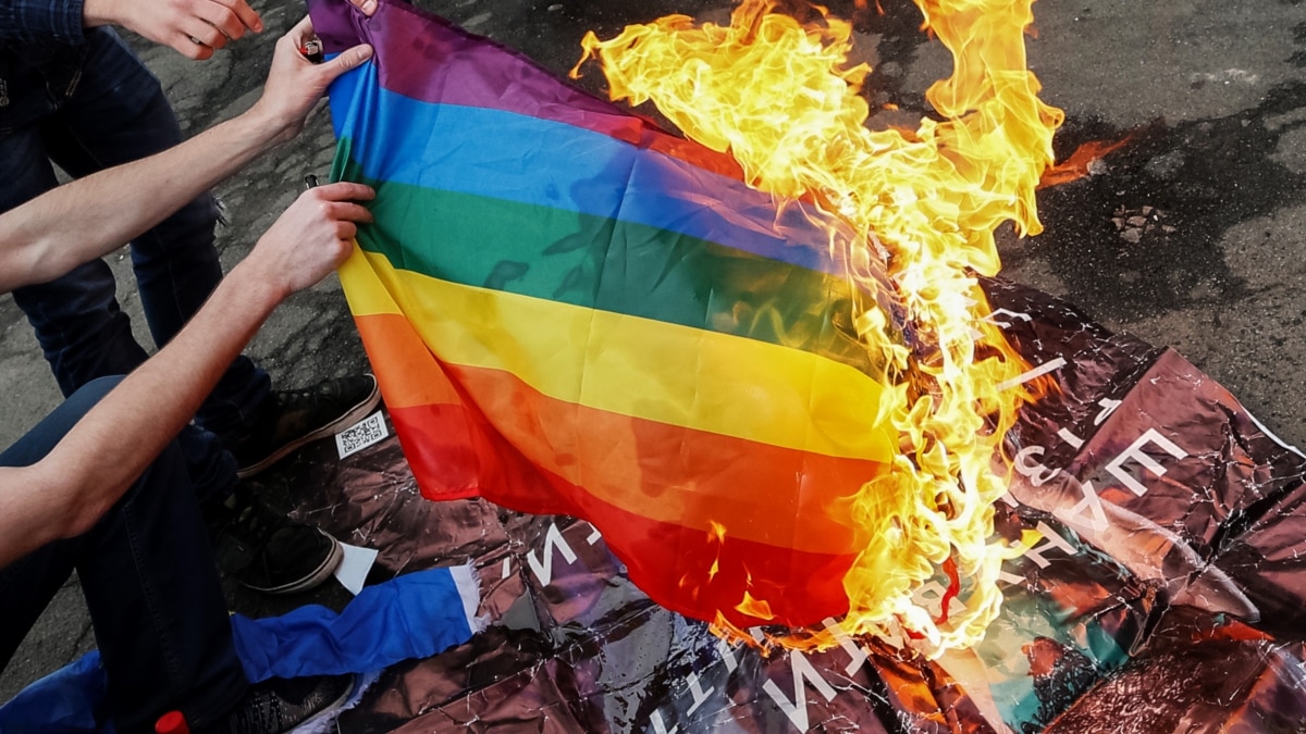 anti gay flag art