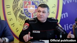 Владимир Гаспарян на должности начальника Полиции РА, 2017 г.