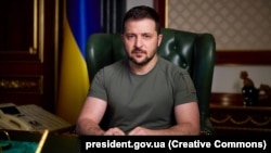 Presidenti ukrainas, Volodymyr Zelensky. Kiev, 11 nëntor 2022.