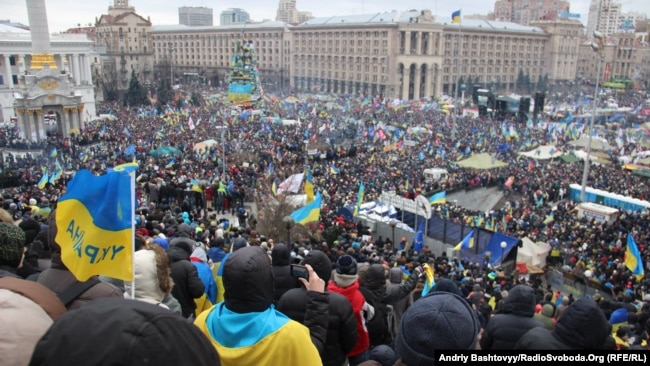 Революція гідності. Київ, Майдан Незалежності, 8 грудня 2013 року