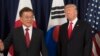 Președintele coreean Moon Jae-in și omologul său american Donald Trump s-au declarat de acord să aplice presiuni și sancțiuni cât se poate de mari Coreii de Nord