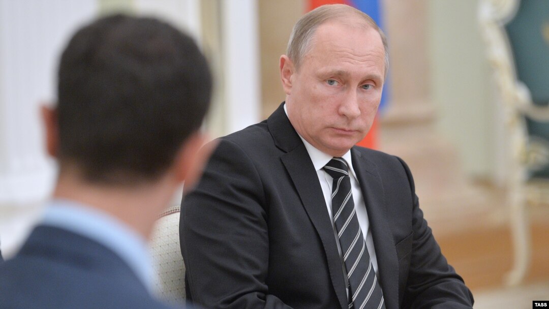 Bashar al-Assad və Vladimir Putin Kremldə - 2015