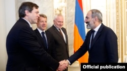 ԵԱՀԿ Մինսկի խմբի համանախագահները հանդիպում են Հայաստանի վարչաետ Նիկոլ Փաշինյանի հետ, Երևան, 13-ը հունիսի, 2018թ․