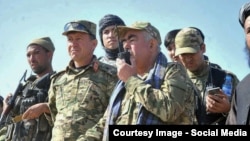 Afghan First Vice President Abdual Rashid Dostum leads troops against insurgents in northern Afghanistan in October 2015.