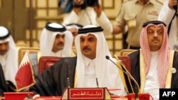 FILE: Emir of Qatar Sheikh Tamim bin Hamad al-Thani attending a Gulf Cooperation Council (GCC) summit in December 2016.