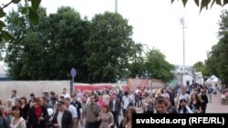 Акция молчаливого протеста в Могилеве