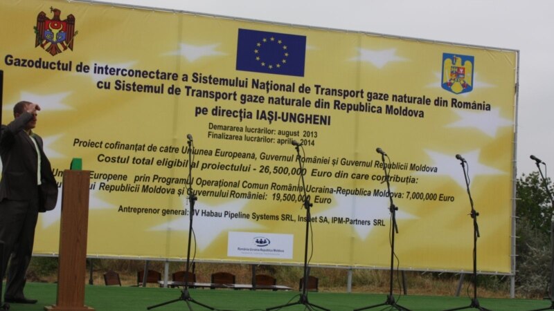 Gazoductul Iași-Ungheni-Chișinău va fi funcțional de săptămâna viitoare