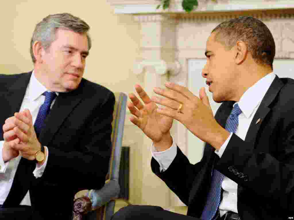 SAD - Susret Obama - Brown - Dvojica lidera su se sreli uoči samita vodja najjačih dvadeset zemalja svijeta u četvrtom mjesecu. Naglasili su snažne ¨posebne odnose¨ Amerike i Engleske.