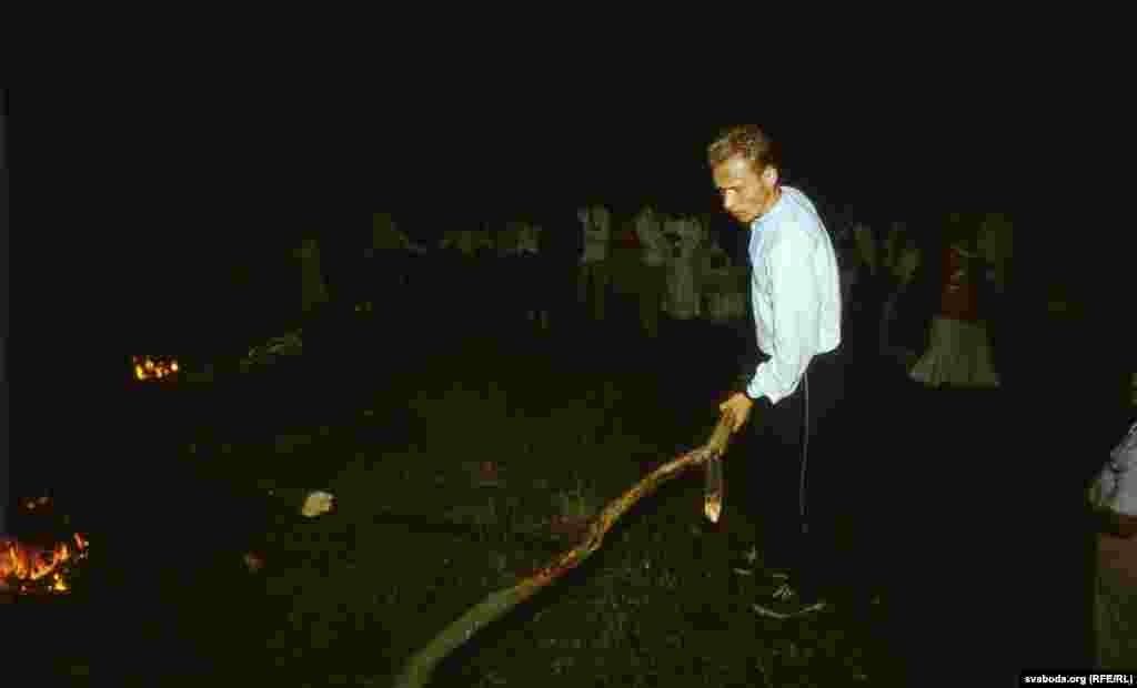 Сяржук Вітушка на Купальлі, другая палова 1980-х