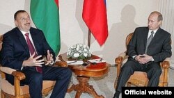 Ильхам Алиев (слева) и Владимир Путин, Ростов-на-Дону, 30 июня 2007