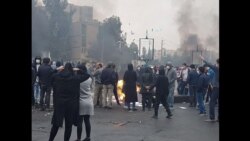 تصویری از اعتراضات آبان ۹۸ در ایران