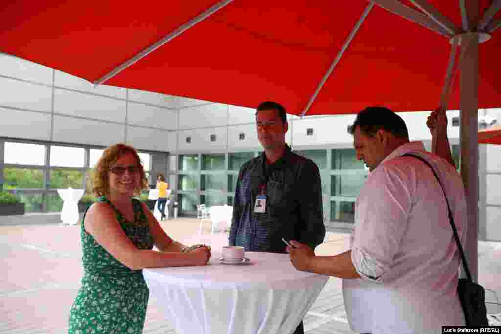 Staff Reception Celebrating RFE/RL's 20th anniversary in Prague, RFE/RL headquarters, Czech Republic, June 29, 2015