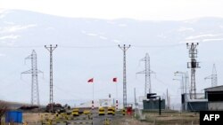 Turkey -- Dogu Kapi border gate to Armenia, in Kars, Akyaka province, 15Apr2009