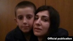 Pranvera Abazi, reunited with her son, Erion Zena, who was in Syria with his father.