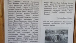 Першыя жыхары вёскі Тургенеўка (з экспазыцыі вясковага этнаграфічнага музэя)