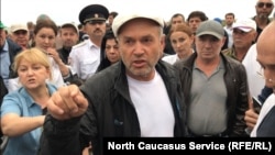 Протест в Каспийске против застройки прибрежной зоны, 11 сентября 2019 г. 