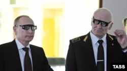Владимир Путин и Владимир Литвиненко, январь 2015 года 