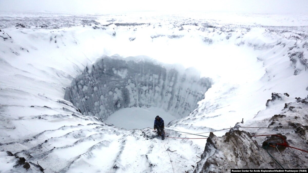 A Journey Into A Mysterious Siberian Crater