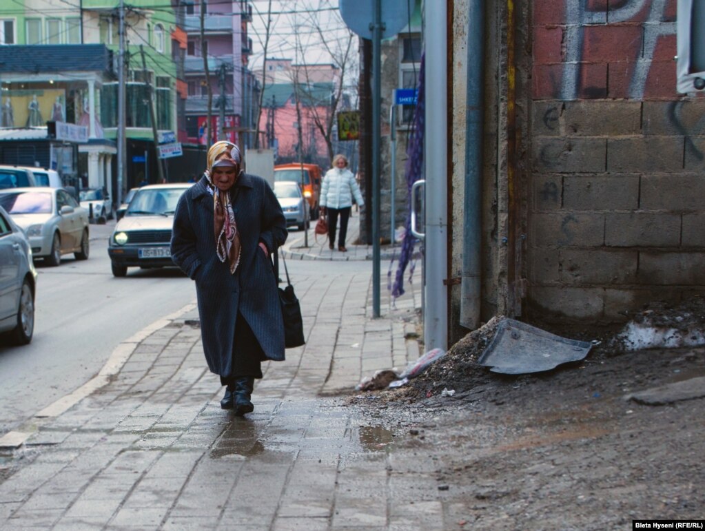Street scene in Ferizaj, Kosovo's third-largest city. (Photo by Bleta Hyseni)