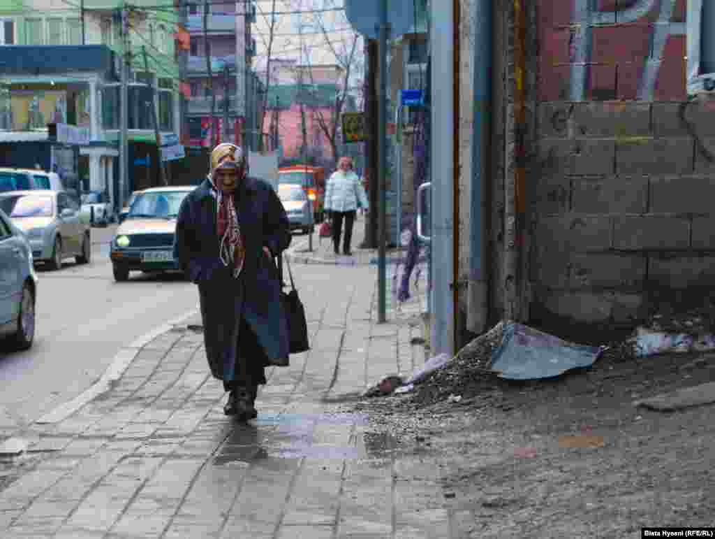 Street scene in Ferizaj, Kosovo&#39;s third-largest city. (Photo by Bleta Hyseni)