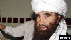 Pakistani militant Jalaluddin Haqqani (file photo)