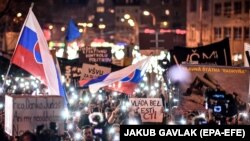 La protestele din martie de la Bratislava