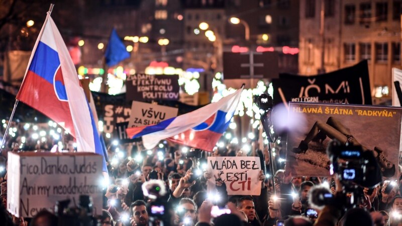 Nastavljeni protesti u Slovačkoj 