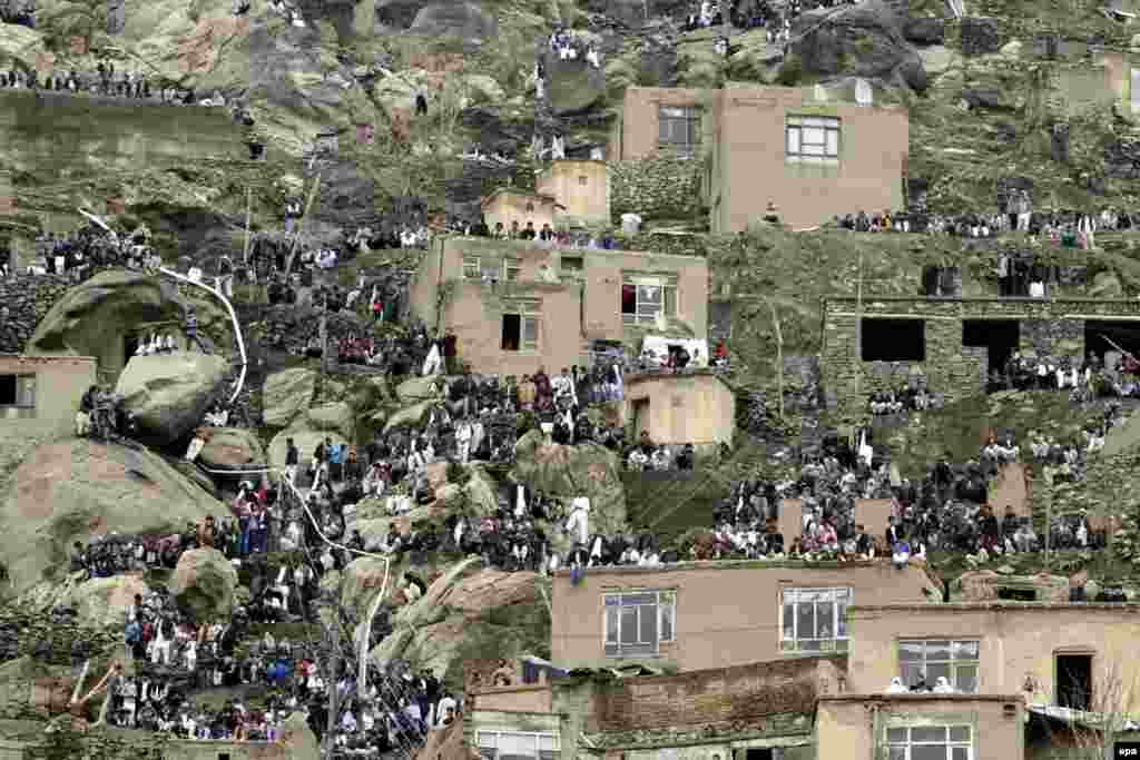 A Norouz celebration around the Sakhi Sahib Shrine in Kabul, Afghanistan.