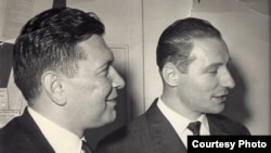 Вітаўт Кіпель і Ян Запруднік на Радыё Свабода, Нью-Ёрк, 1960-я