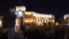 Armenia - Opposition leader Nikol Pashinian addresses supporters in Yerevan's Republic Square, 19 April 2018.