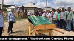 Похороны Мусы Сулейманова, Крым, Строгановка, 27 июля 2020 года