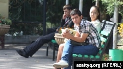 Алматылық студенттер. 17 қыркүйек 2013 жыл.