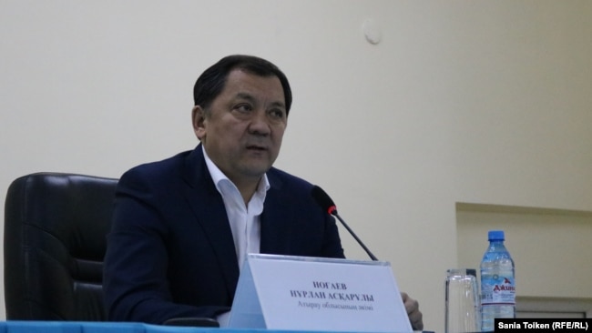 Аким Атырауской области Нурлан Ногаев.