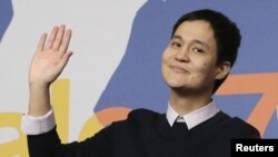 The debut feature film from Kazakh director Emir Baigazin, seen here at the 63rd Berlinale International Film Festival in Berlin in February, comes at the age of 29.