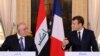Ֆրանսիա- Իրաքի վարչապետ Հայդեր ալ-Աբադին և Ֆրանսիայի նախագահ Էմանյուել Մակրոնը, Ելիսեյան պալատ, Փարիզ, 5-ը հոկտեմբերի, 2017թ.