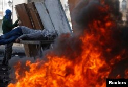 Під час нападу палестинців на ізраїльський КПП біля міста Хевроні, 3 квітня 2013 року