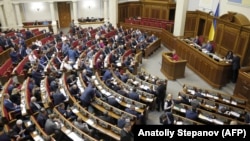 Only one state-controlled media outlet has been allowed to report on parliamentary proceedings from inside Ukraine’s national assembly since Russia’s 2022 full-scale invasion of the country. (file photo)