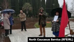 Выступление представителя "Экологической вахты по Северному Кавказу" Владимира Кимаева