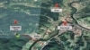 Bosnia and Herzegovina -- A geographical view regarding Croatian government's decision to store nuclear waste in Trgovska gora, at the border with Bosnia which has provoked strong opposition in both countries, February 16, 2018.