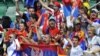 Serbian fans hurled insults during the Australian Open - and so did the Croatians