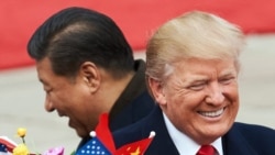 Председатель КНР Си Цзиньпин и президент США Дональд Трамп