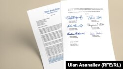 Письмо на имя президента Кыргызстана Сооронбая Жээнбекова от членов Сената США. 8 мая 2020 года.