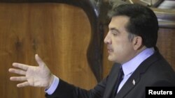 Georgian President Mikheil Saakashvili made the offer during an annual state-of-the-nation address to the parliament in Tbilisi on February 28.