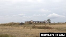 Калачи ауылы маңындағы бұрынғы уран кен орны. Ақмола облысы, 7 қыркүйек 2014 жыл.