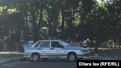 Полицейский автомобиль в Шымкенте. Иллюстративное фото.