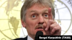 Kremlin spokesman Dmitry Peskov (file photo)