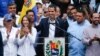 Venesuela müxalifətinin lideri Juan Guaido tərəfdarları arasında.